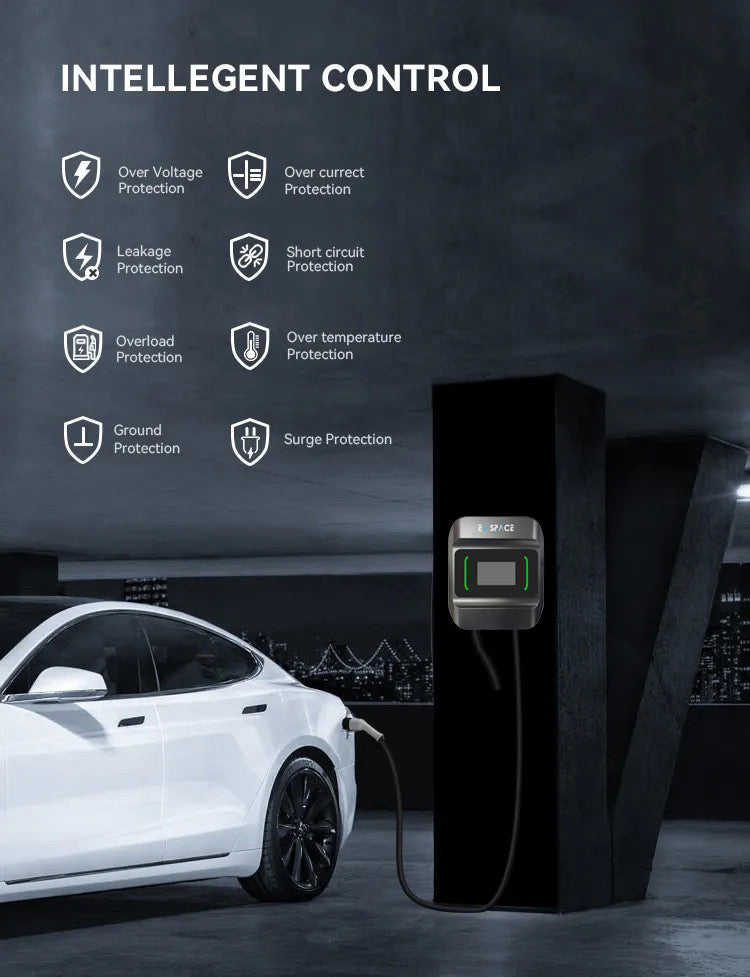 evspace Wall connector charger Type2 22KW AC