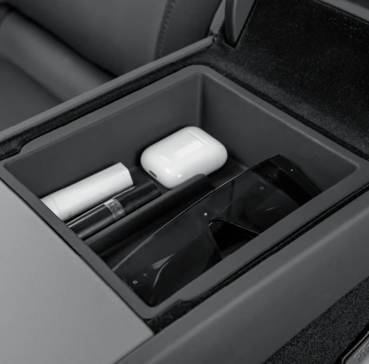 Haloblk Center Console Organizer-Armrest Storage Box for Model 3 Highland