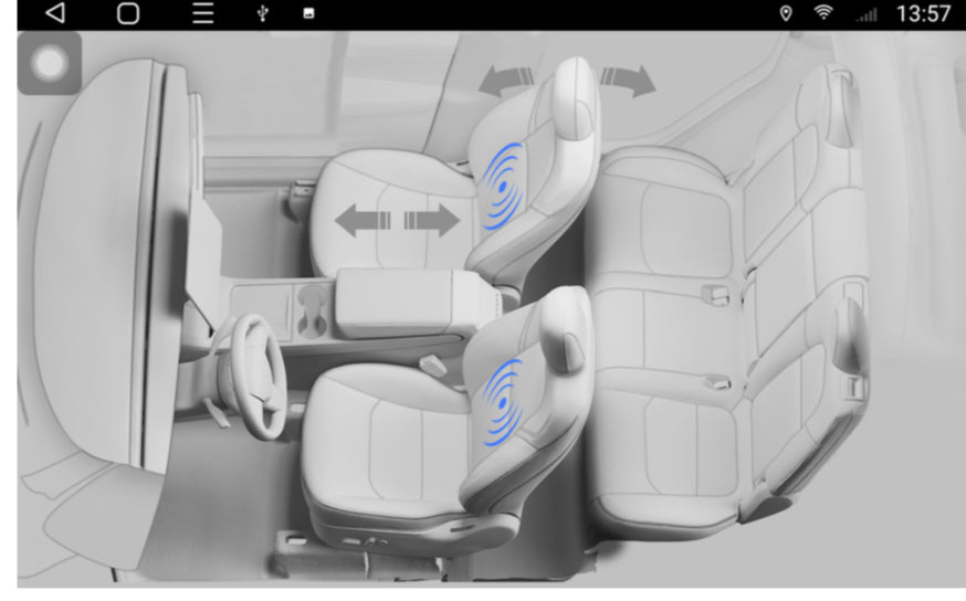 8.66” Rear Seat Entertainment System (Android + CarPlay, 4G)