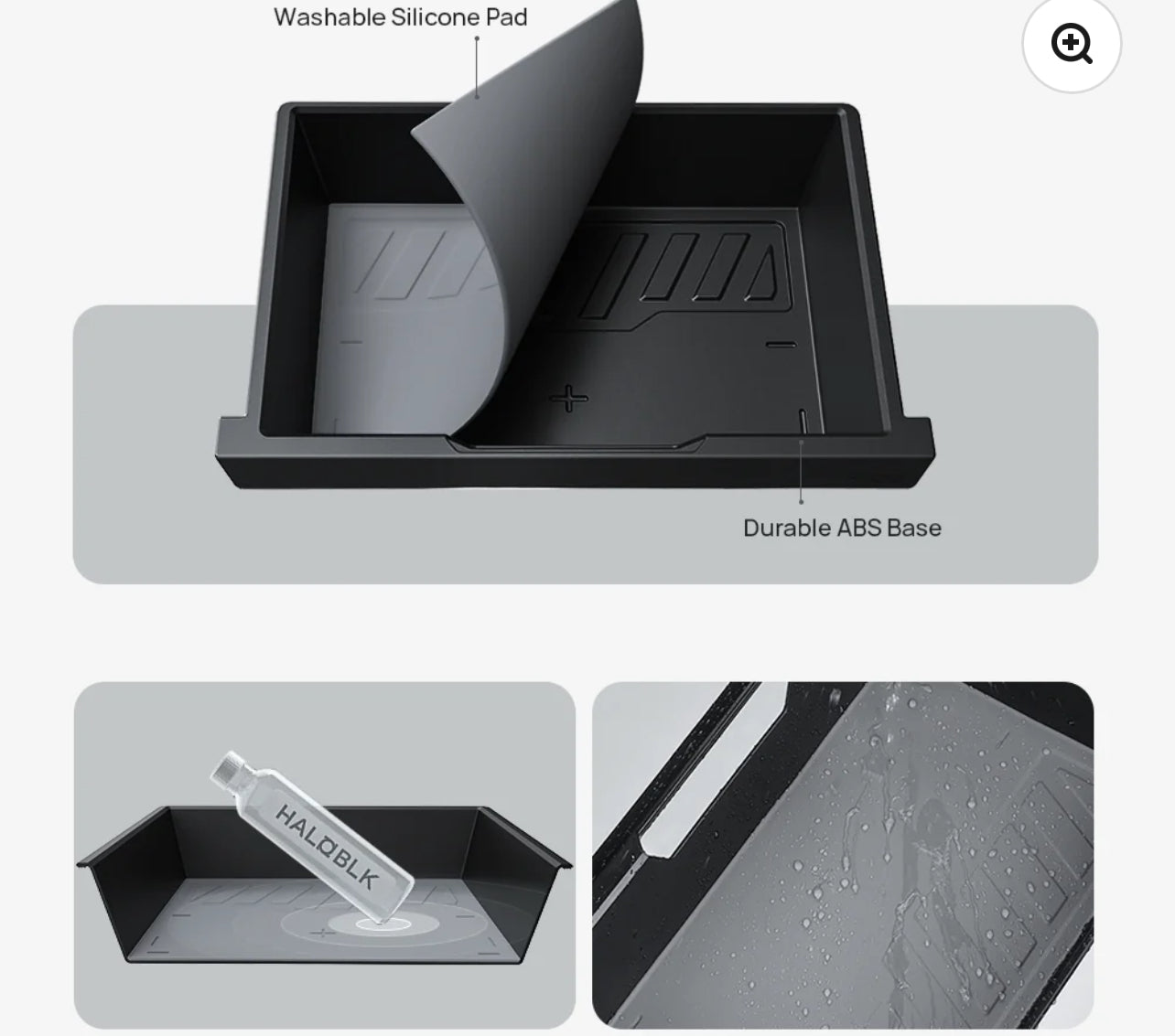 Haloblk Seat Storage Organizer for Tesla Model Y