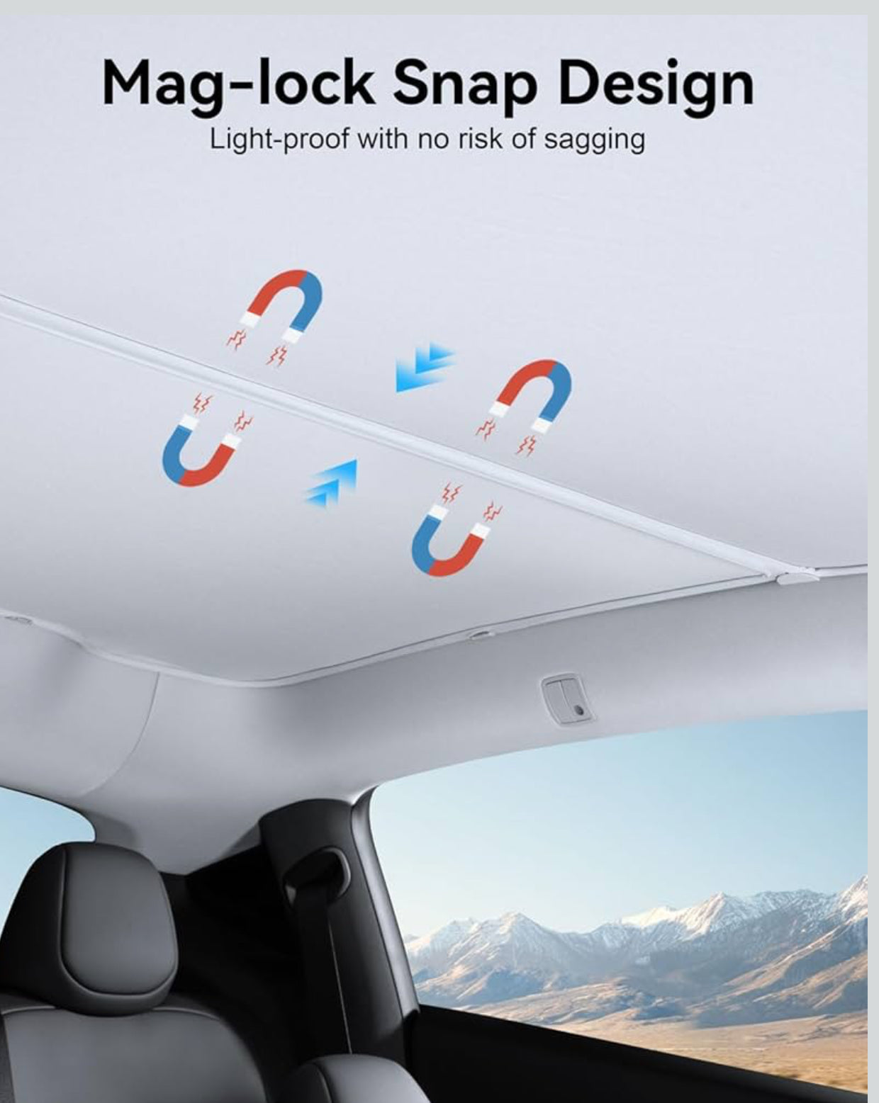Haloblk NASA 2 Roof Glass Sunshade For Tesla Model Y 2025