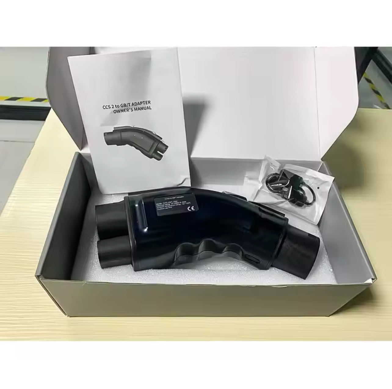 محول شحن EV من Electway CCS2 من طرف المقبس إلى قابس GBT (مع ضمان لمدة عام واحد)