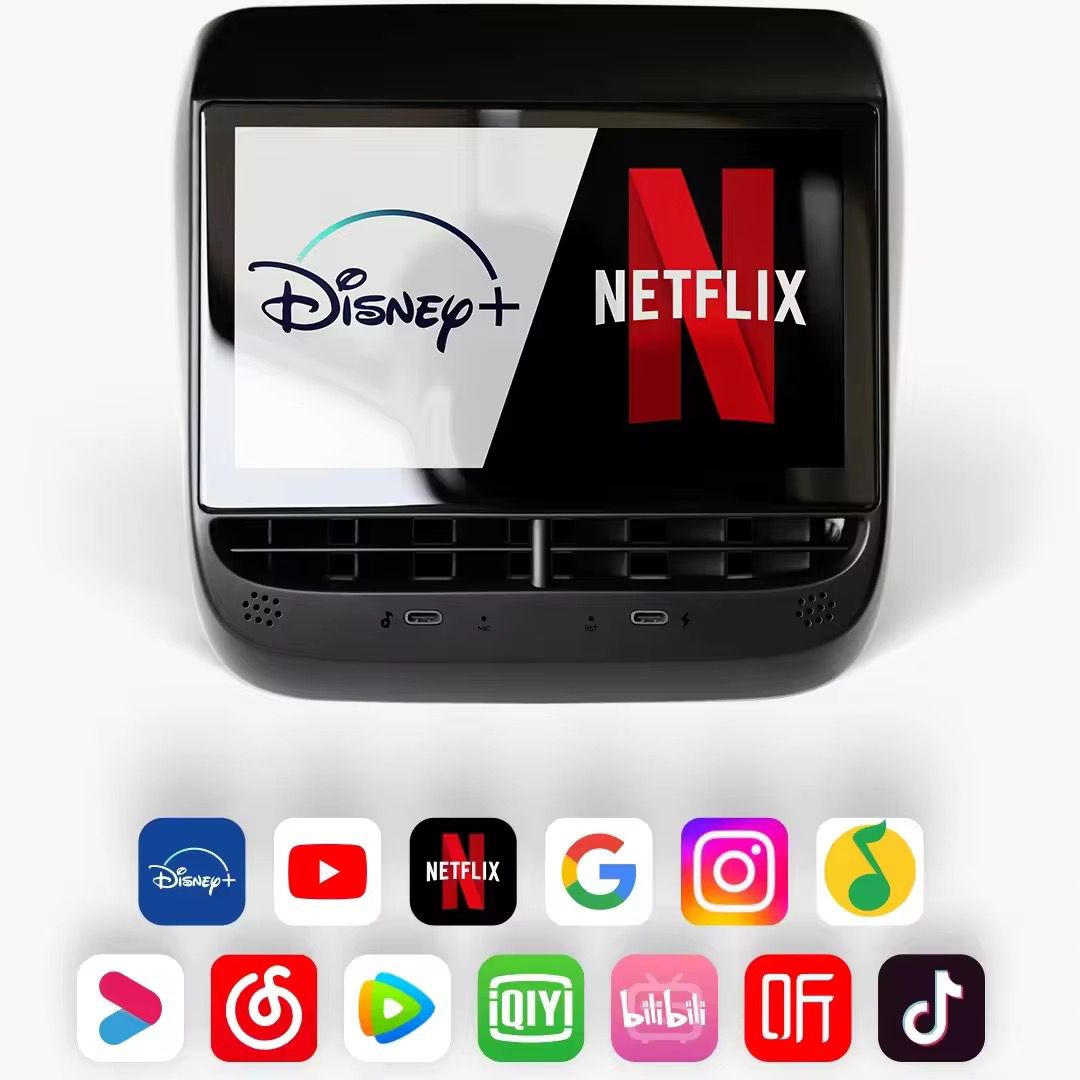 8.66” Rear Seat Entertainment System (Android + CarPlay, 4G)