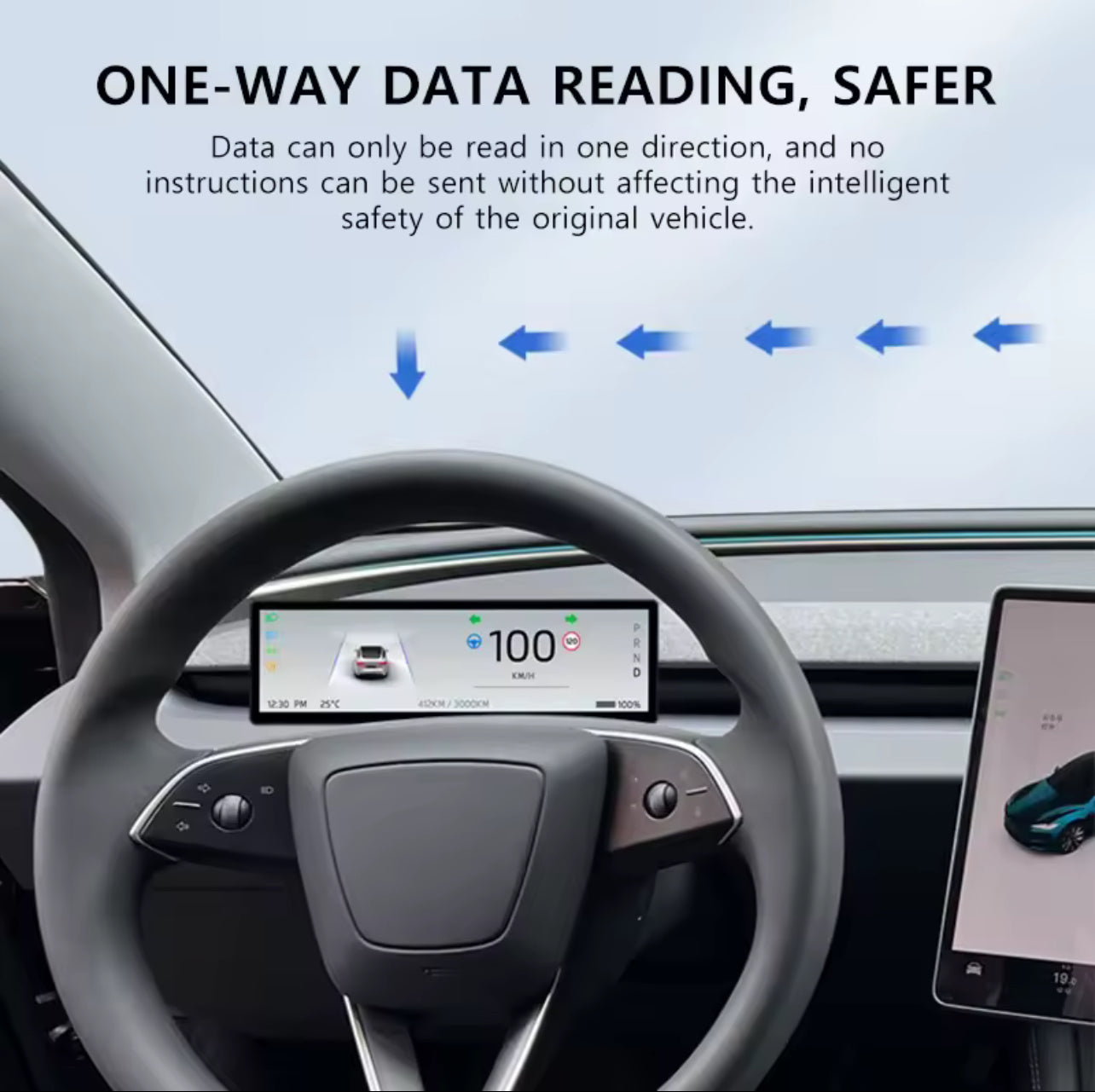 Tesla Model Y 2025 8.8-inch Smart Display