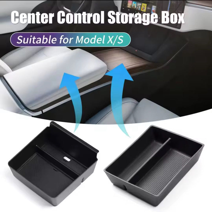 2 Console/Armrest Flocked Storage S/X 2022+