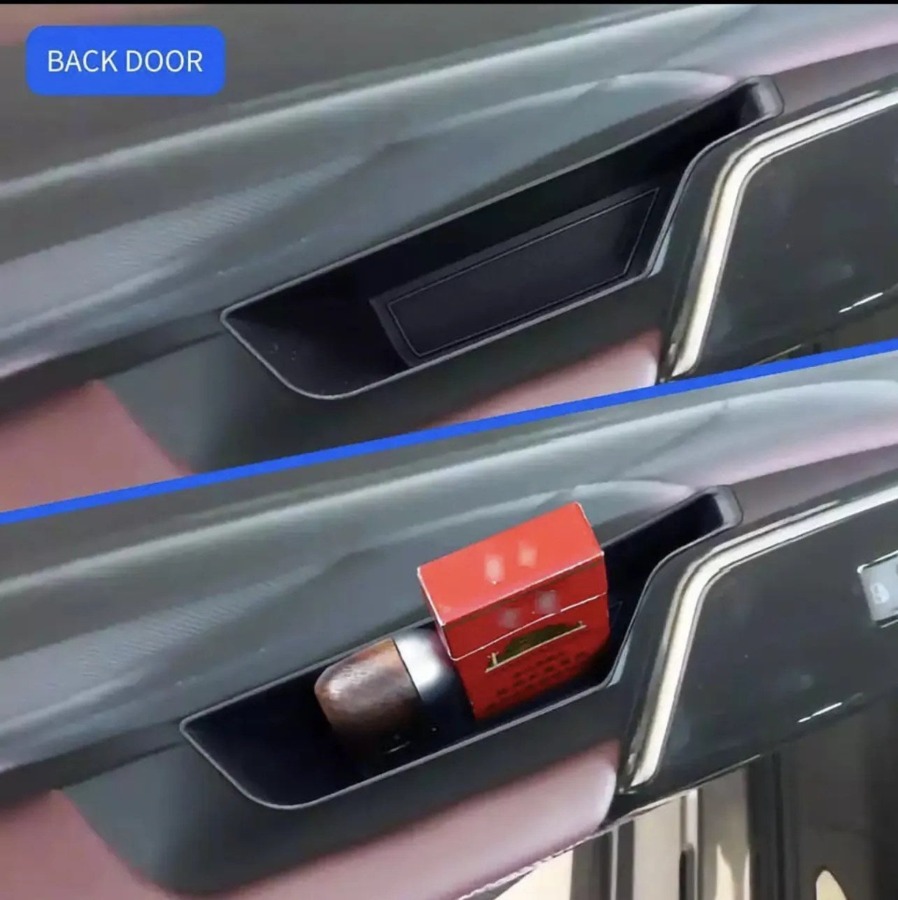 Volkswagen Id.6 Xid.6 Crozz Door Pull Storage Box Car Door Handle Storage Accessories