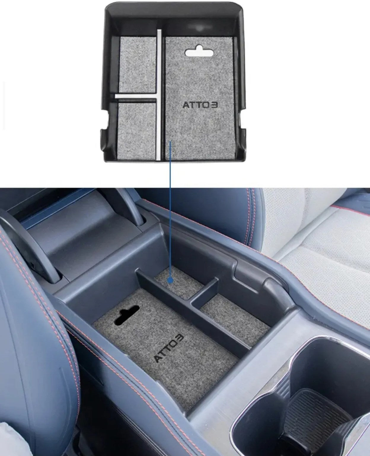 صندوق تخزين وحدة المعالجة المركزية لـ byd Auto 3 Plus