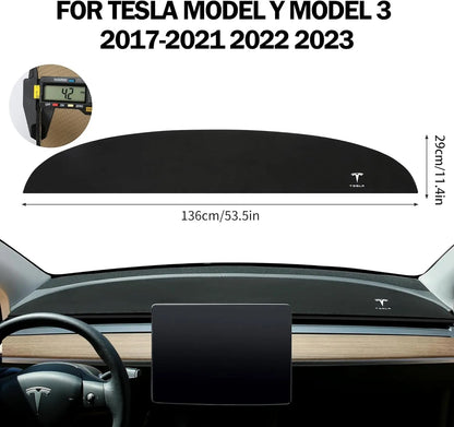 Model 3 & Y Dashboard Ultrasuede Alcantara Cover