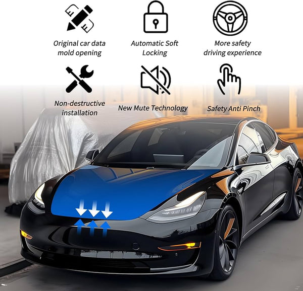 Tesla Model Y electric frunk auto  close UAE