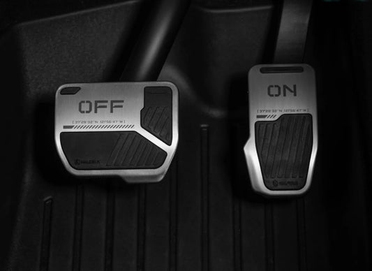 Haloblk Alloy Car Pedal Covers for Tesla model Y 2025/2026