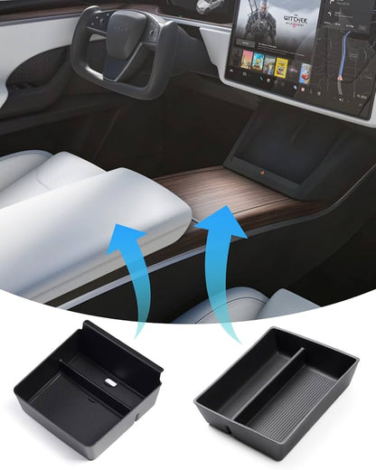 2 Console/Armrest Flocked Storage S/X 2022+