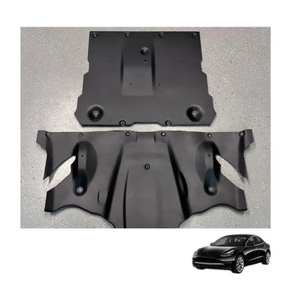 Metallic Engine Under Cover/Skid Plate Compatible With Tesla Model 3&Y 2020 + (One Set)