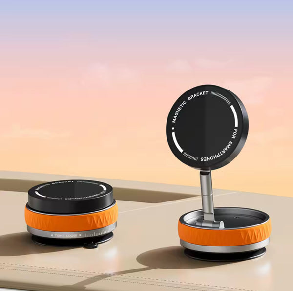 magnetic vacuum car phone holder
