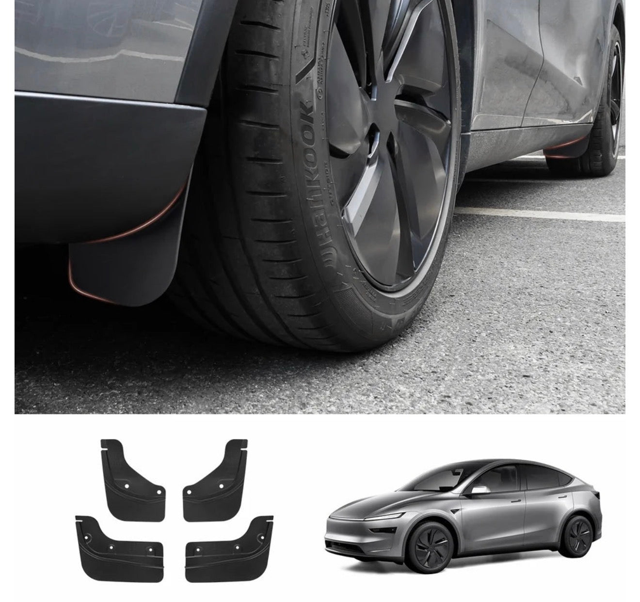 Haloblk Model Y 2025/2026 Mud Flaps