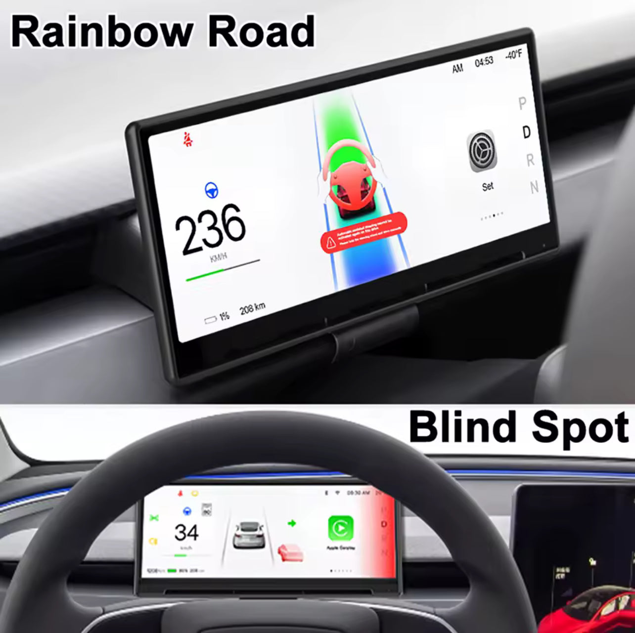 Tesla Model Y 2025
8.9 Inch Smart Dashboard Pro