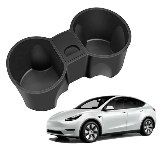 New organize the place of cups, prevent the fall of the cup and easily clean the place of cups for Tesla Model Y/3 2024