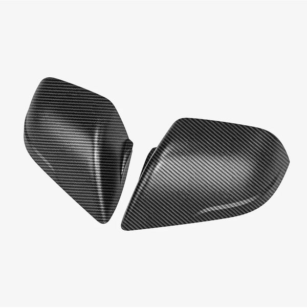 Haloblk Carbon Fiber Side Mirror Caps for Tesla Model 3