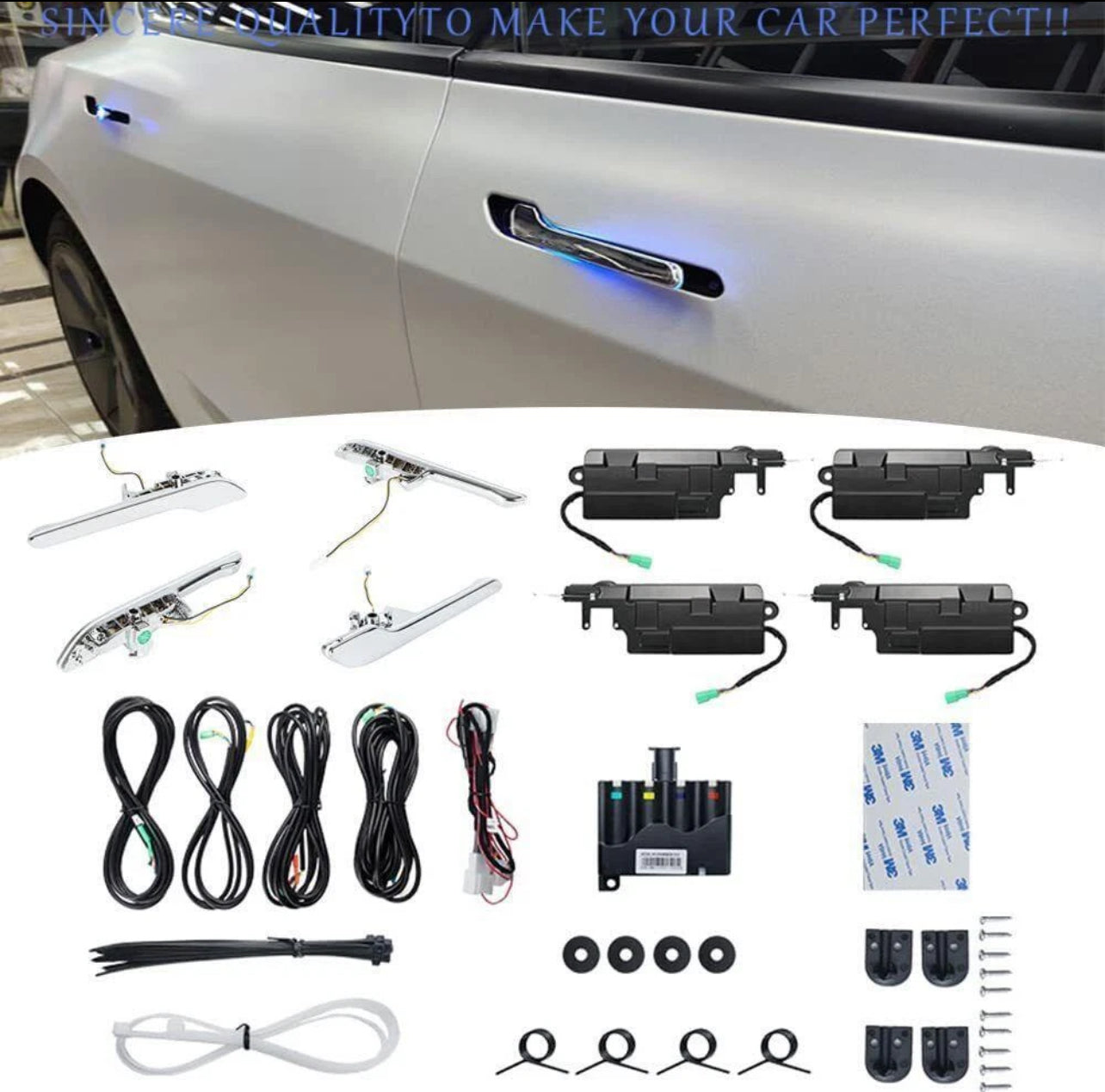 Tesla Model 3 & Y wireless coloured Electric door Handles