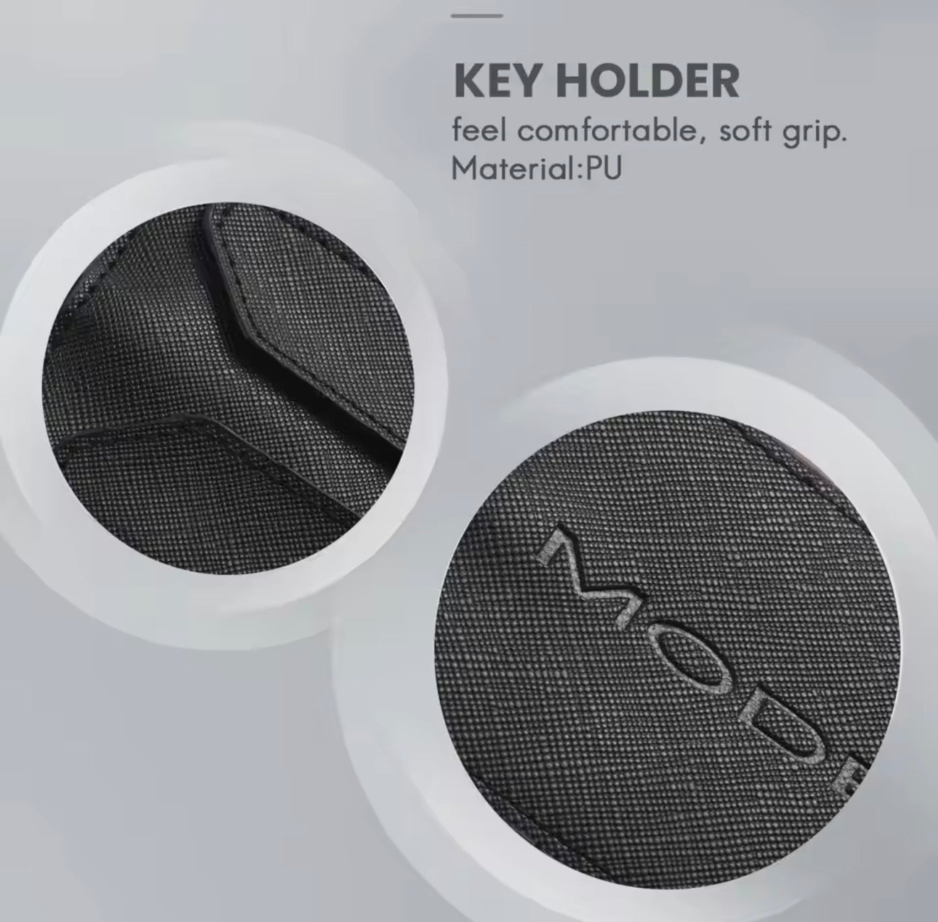 Tesla lather key card wallet