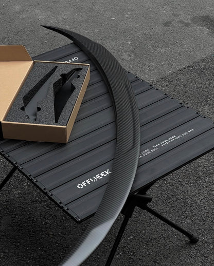 Haloblk Carbon Fiber Rear Spoiler for Tesla Model Y juniper