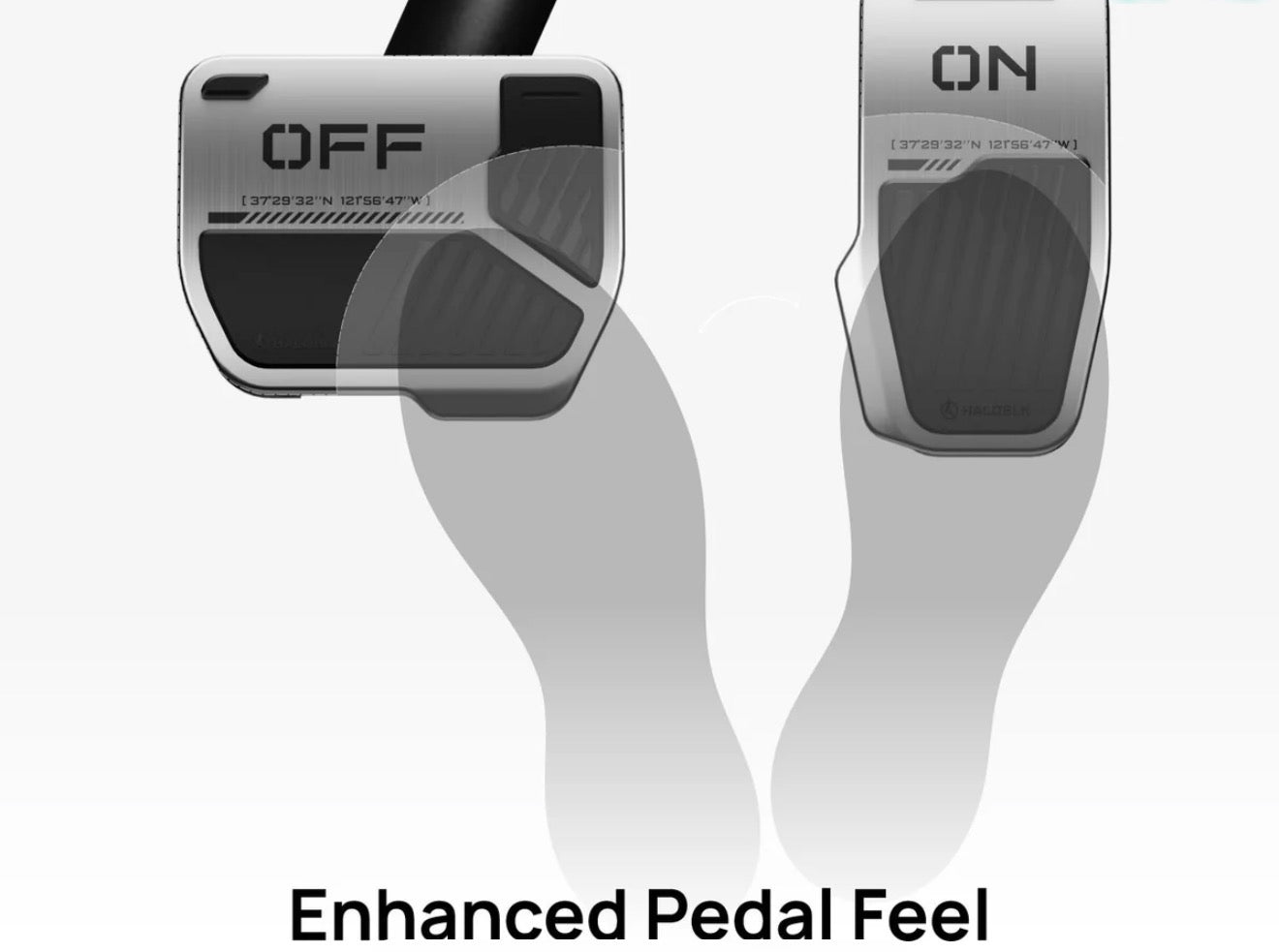 Haloblk Alloy Car Pedal Covers for Tesla model Y 2025/2026