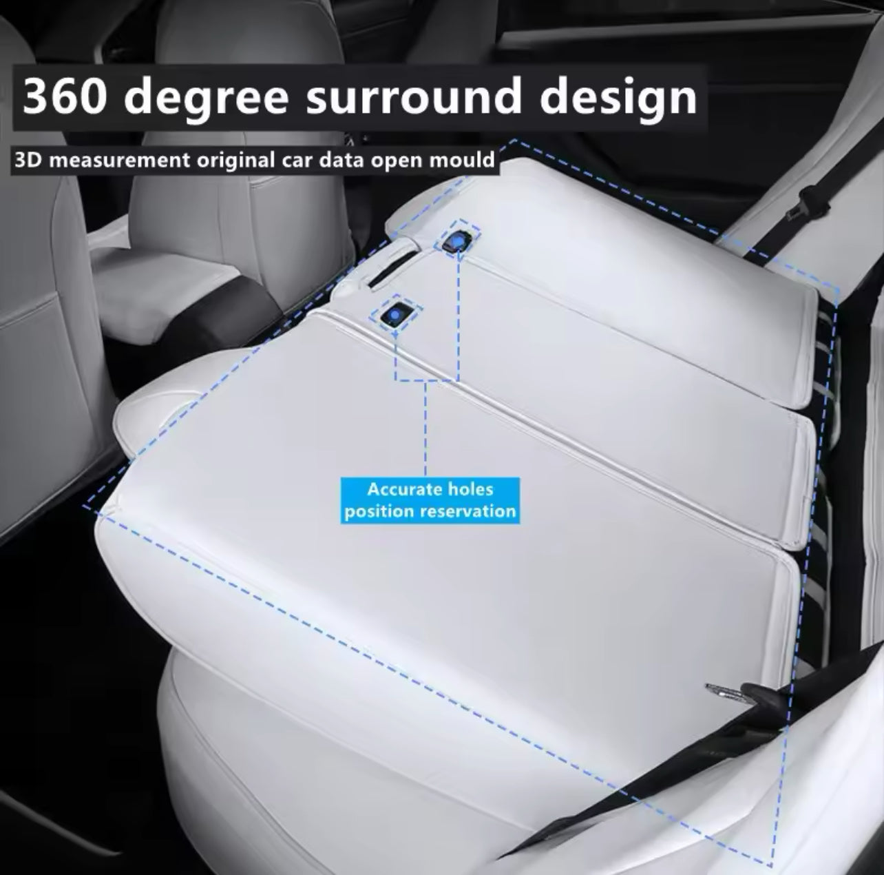 Evcars Seat Covers for Tesla Model 3 Highland / Model Y