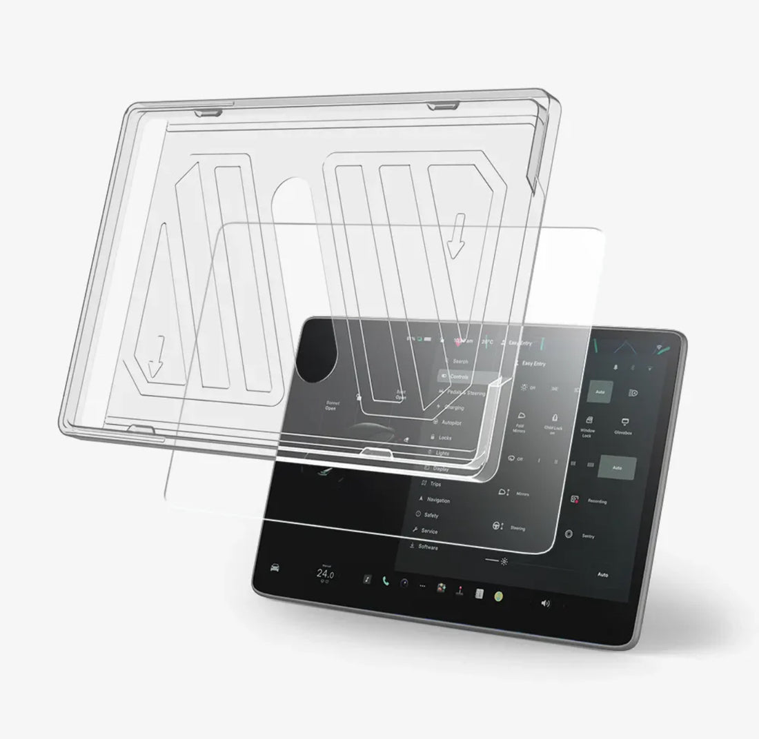 Haloblk Screen Protector for Tesla Model Y 2026  Front & Rear 16 inch