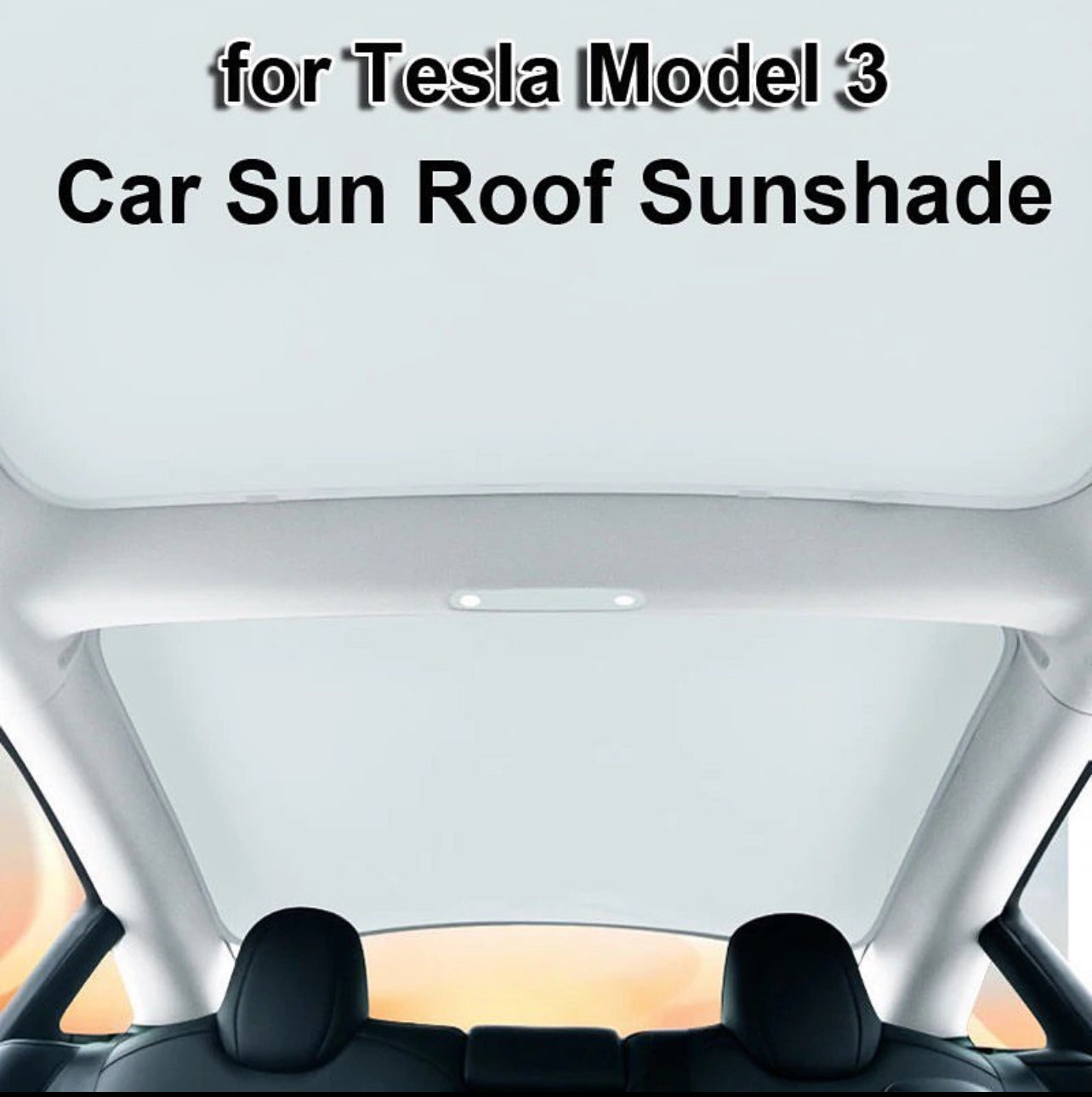 Tesla Model 3 sunshade