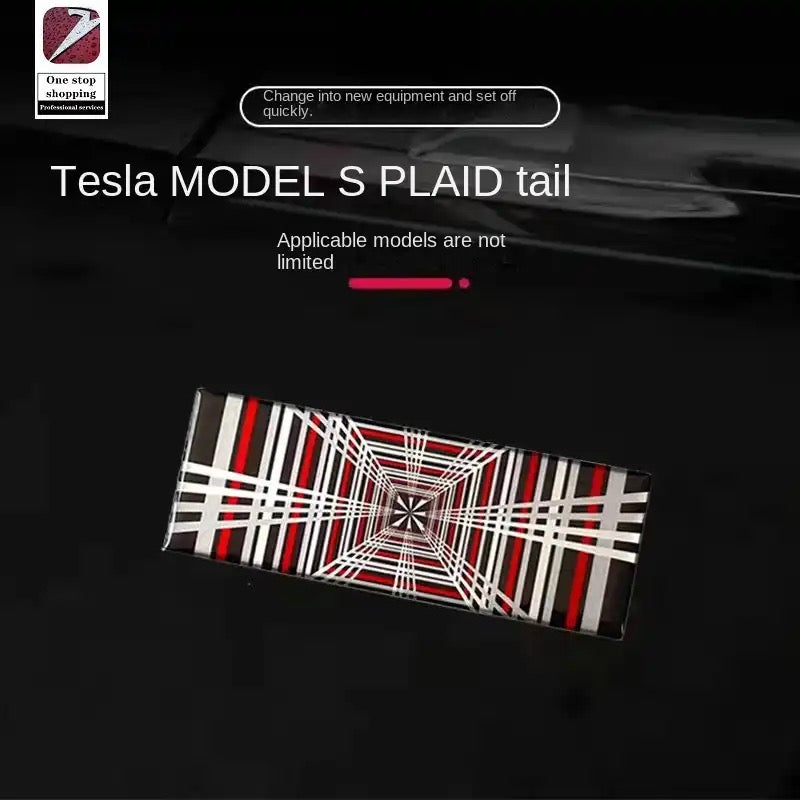 Tesla 3/Y model rear badge, embossed adjustment accessories, 3D, high performance, powerful, updated