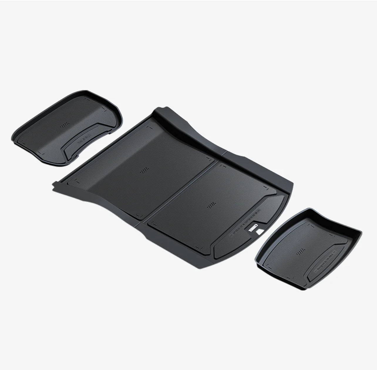 Haloblk Front and Lower Trunk Mat for Tesla Model 3 Highland