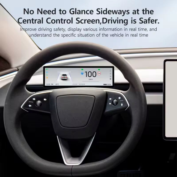 Tesla Model Y 8.8 inch smart display
Tesla Model Y dashboard screen upgrade
