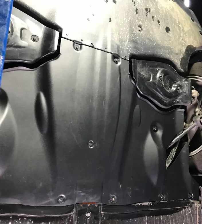 Metallic Engine Under Cover/Skid Plate Compatible With Tesla Model 3&Y 2020 + (One Set)