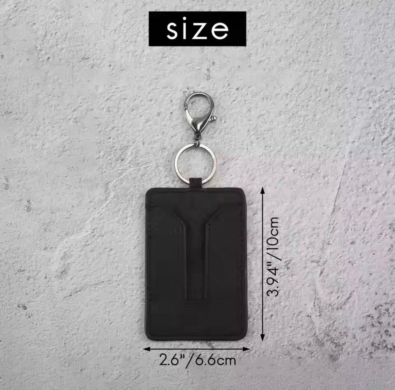 Tesla lather key card wallet
