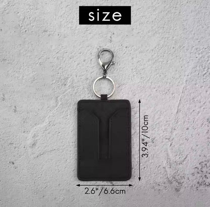 Tesla lather key card wallet