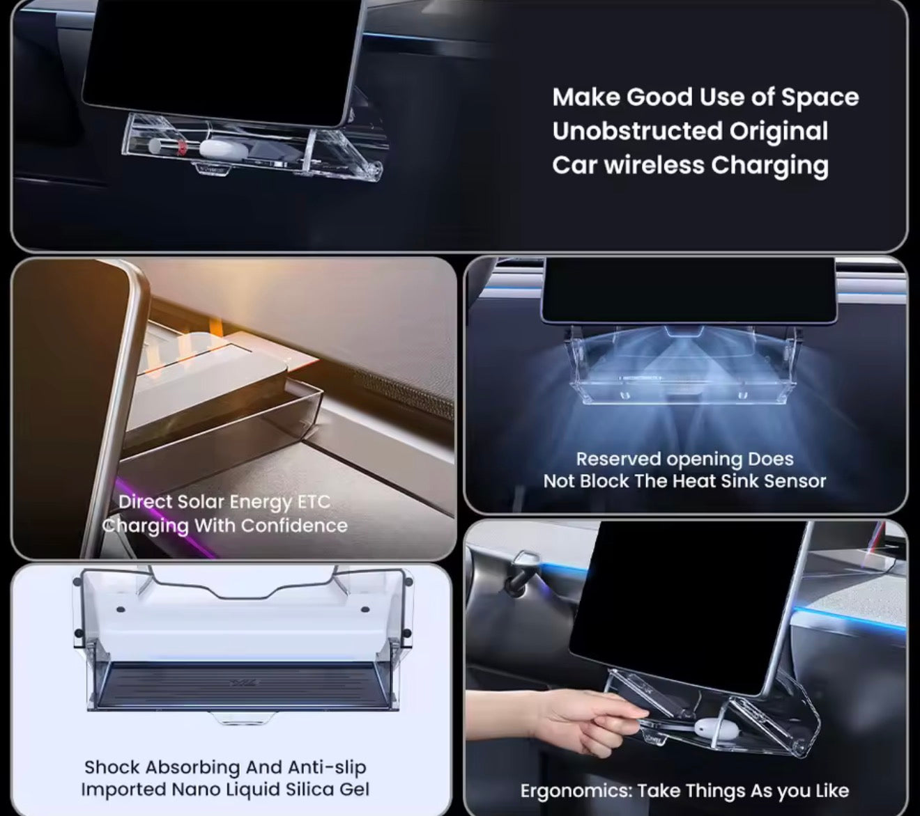 Screen-mounted storage box
New