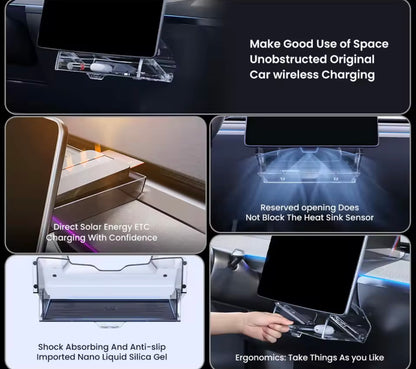 Screen-mounted storage box
New