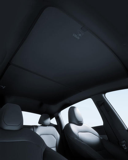 Haloblk black NASA 2 Roof Glass Sunshade For Tesla Model Y 227