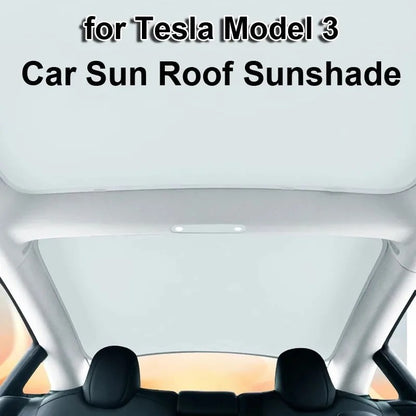 Tesla Model 3 Glass Roof Sunshade