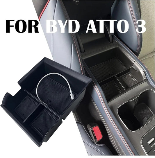 Sortz PYD Auto 3 Plus CPU Storage Box, Armrest Storage Box, Armrest & Storage Box, Wayback Attachments